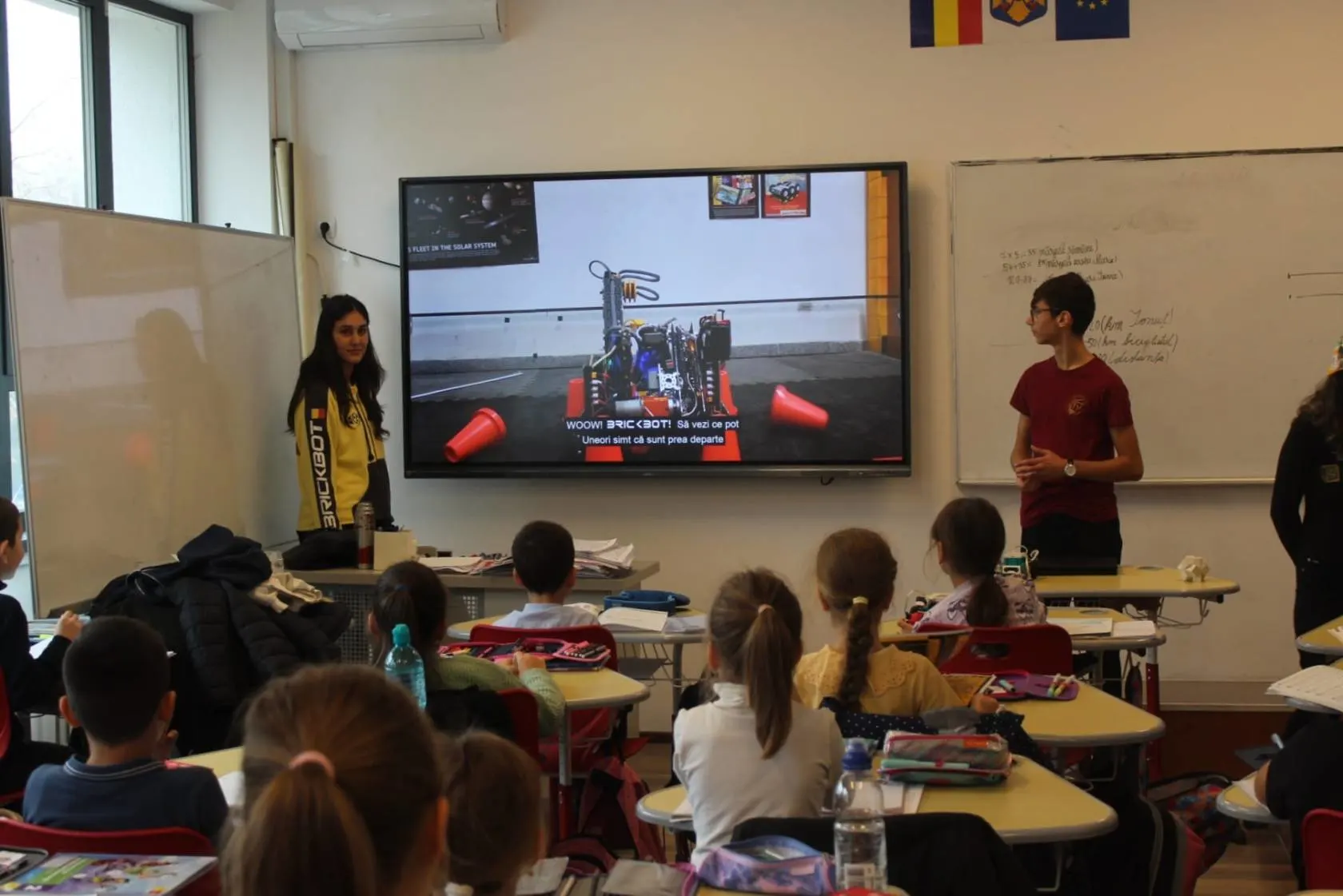 BrickBot presentation in school