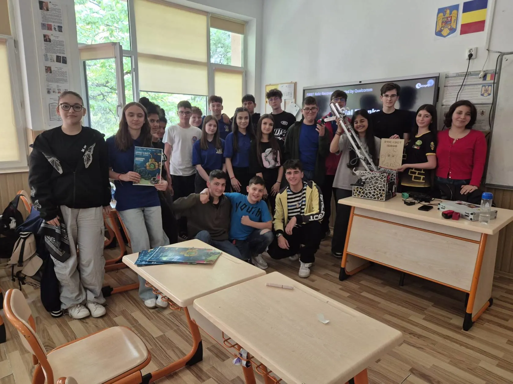 BrickBot presentation in school