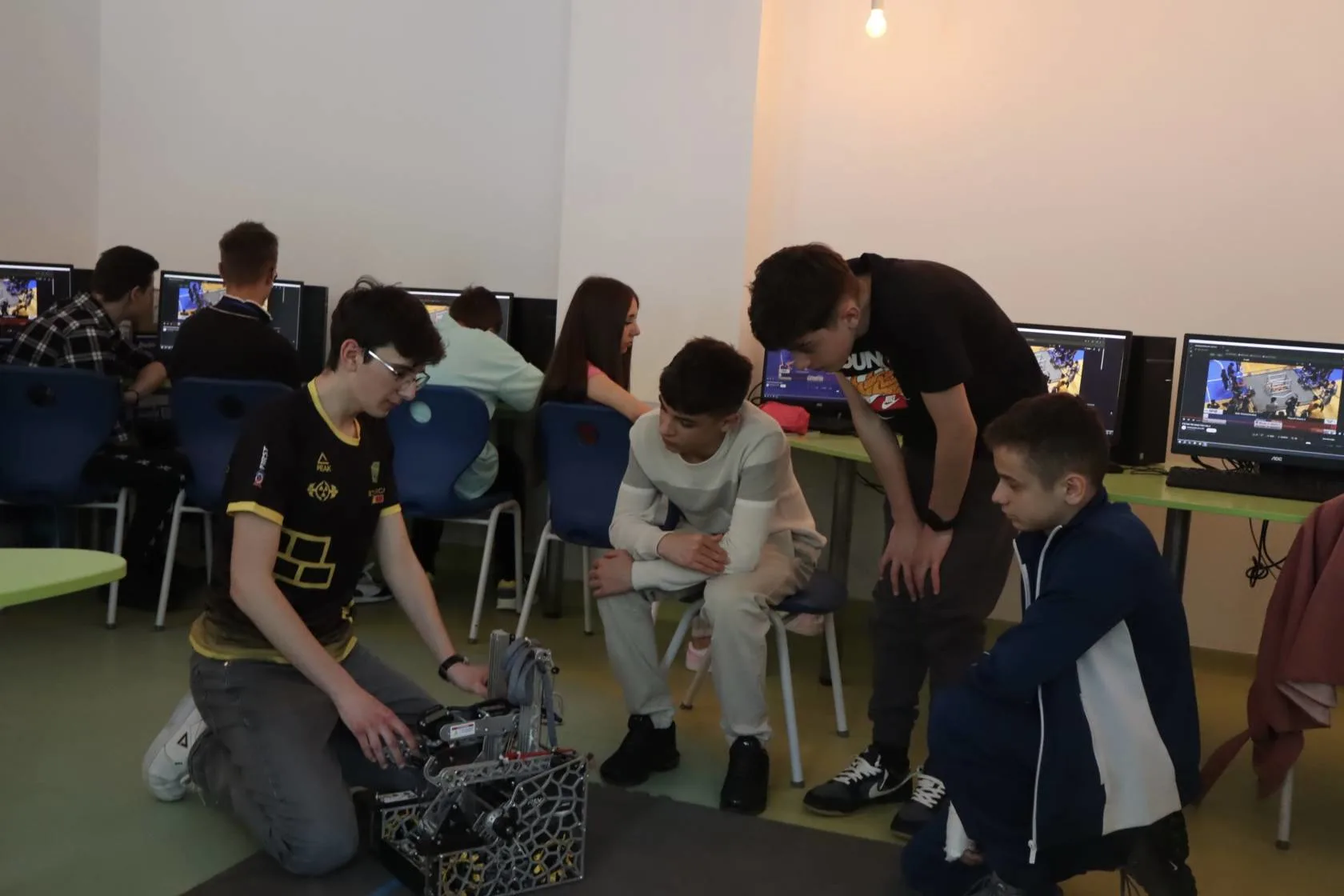 BrickBot presentation in school