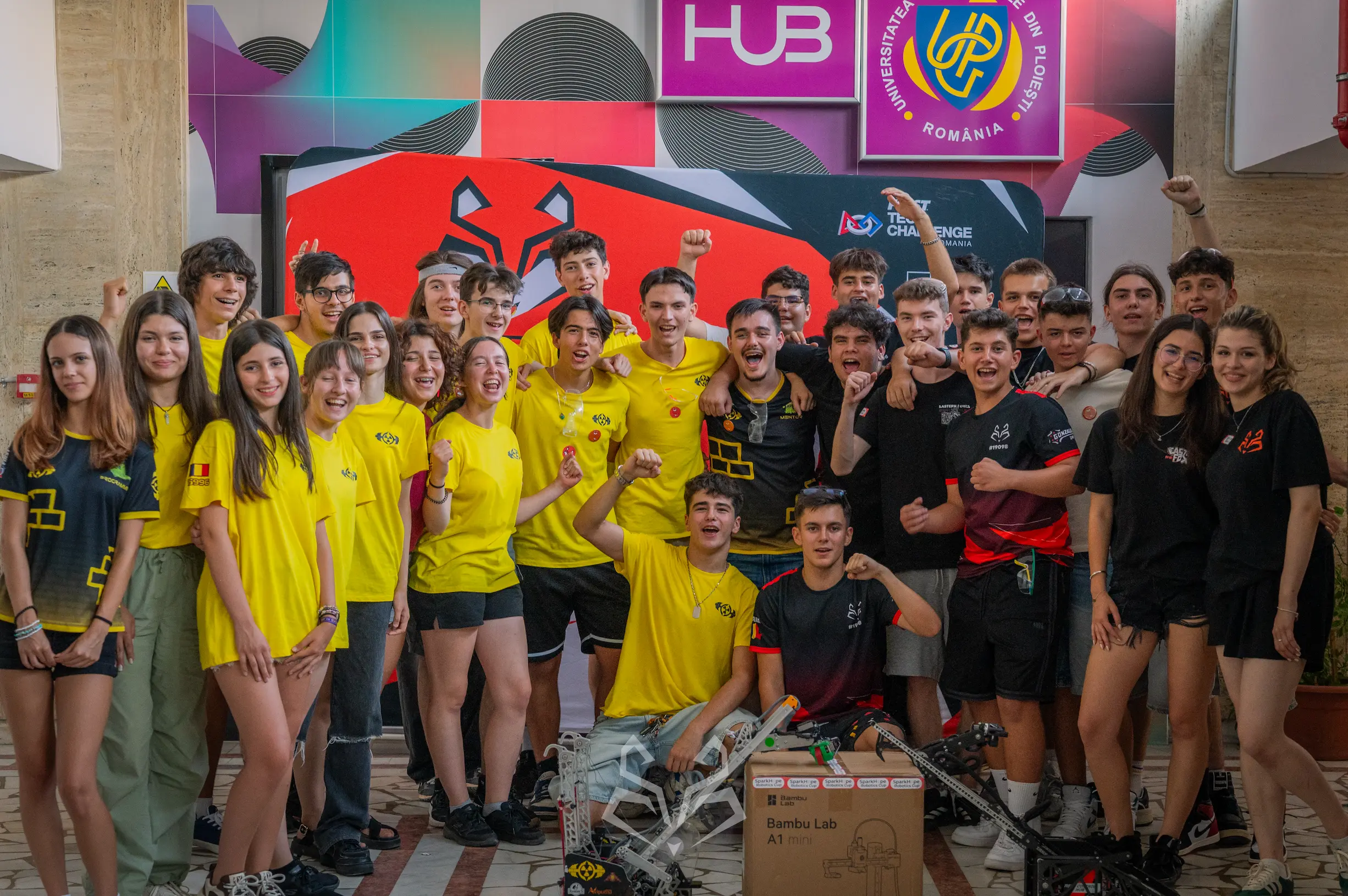 SparkHope Robotics Cup Winning Alliance, August 2025